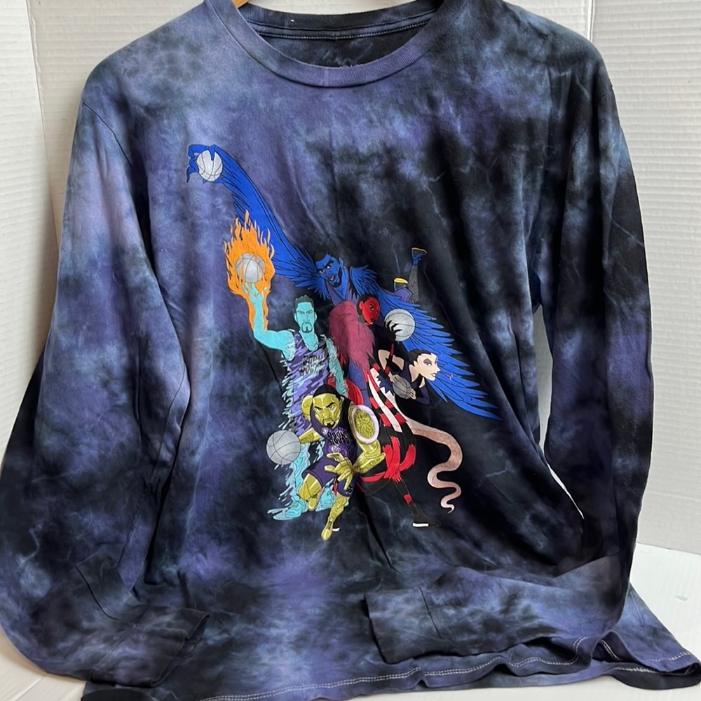 Space Jam t shirt new legacy longsleeve tie dye goon squad